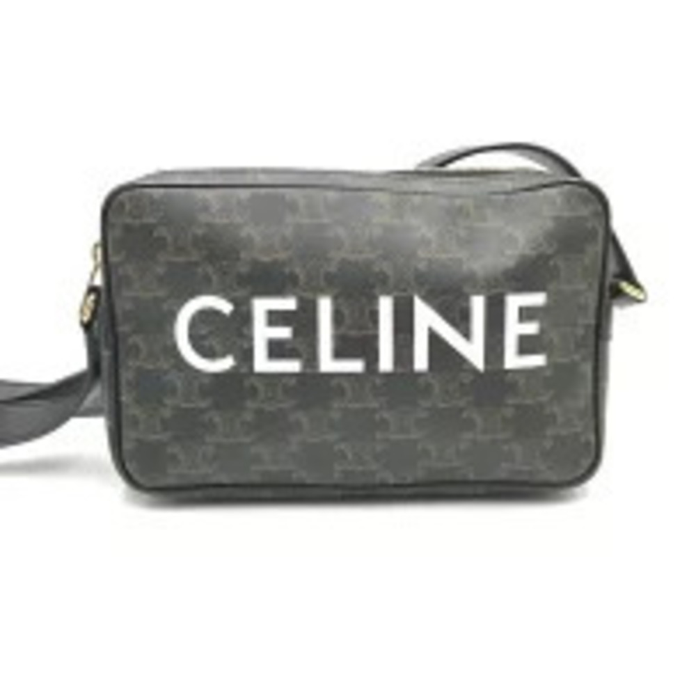 Celine shoulder bag leather Macadam